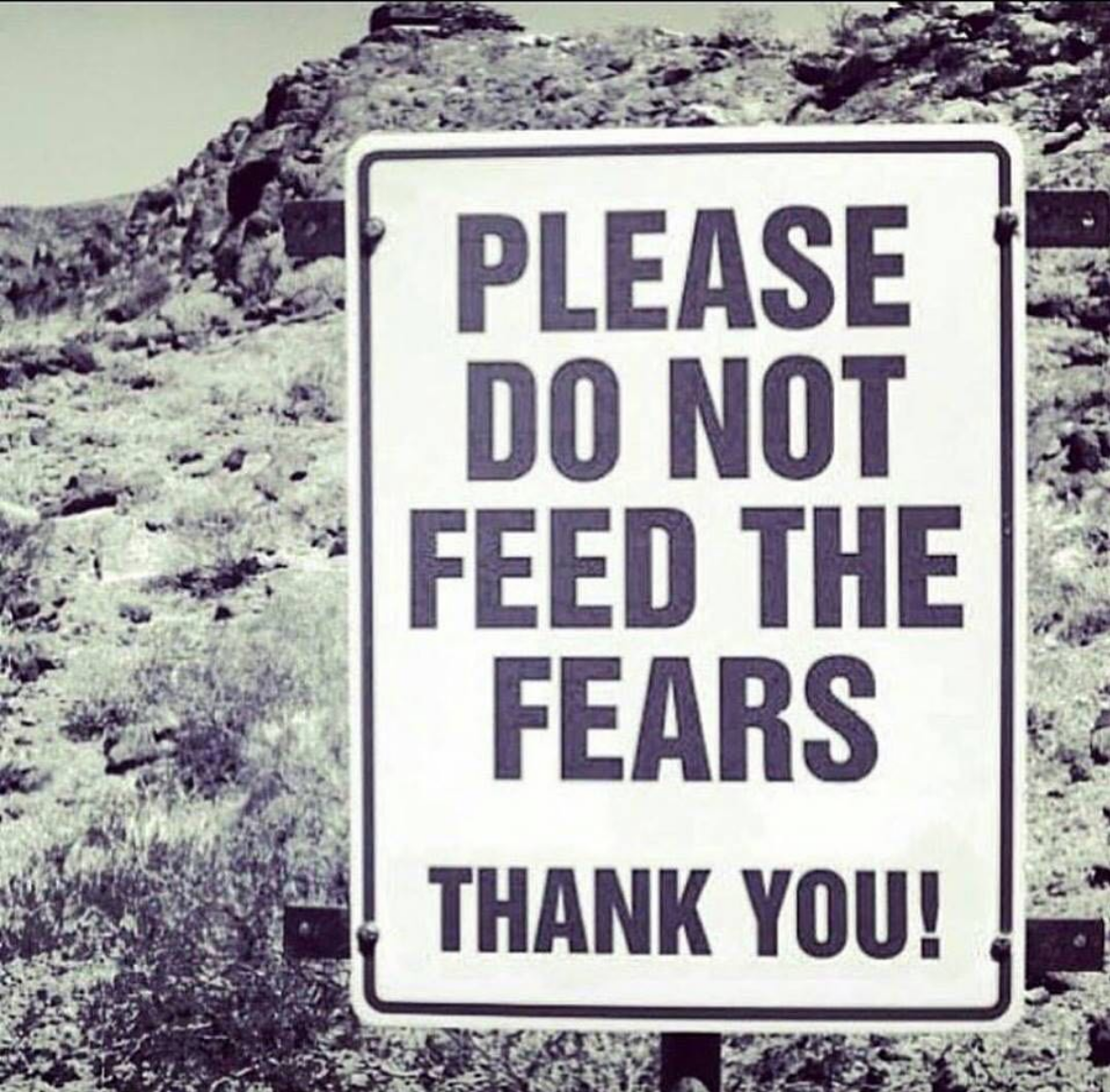 Don't feed fear