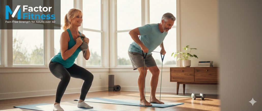 M Factor Fitness pain-free strength for adults over 40